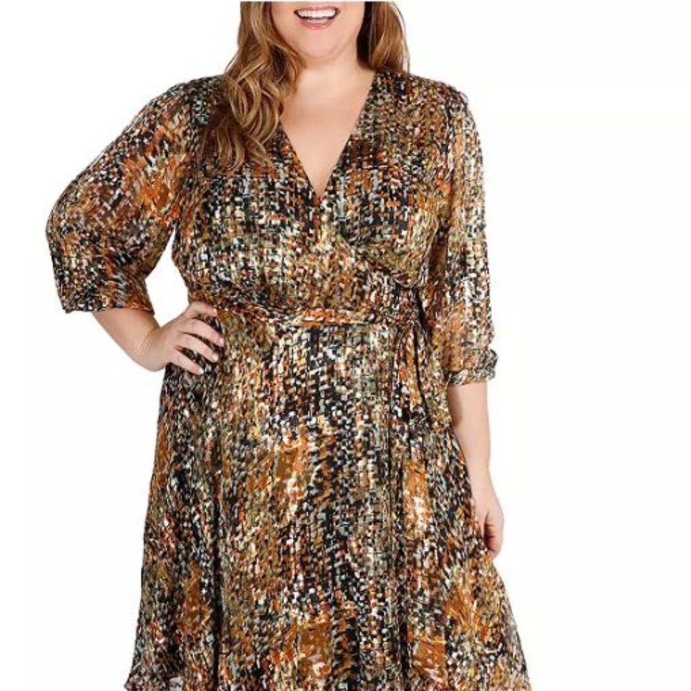 Marée Pour Toi Wrap Dress (Bloomingdale’s) 18W